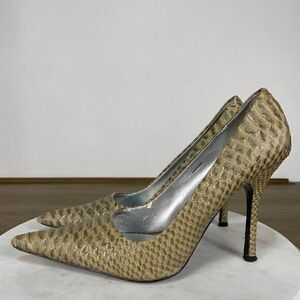 Elegant Tan Stiletto Heels